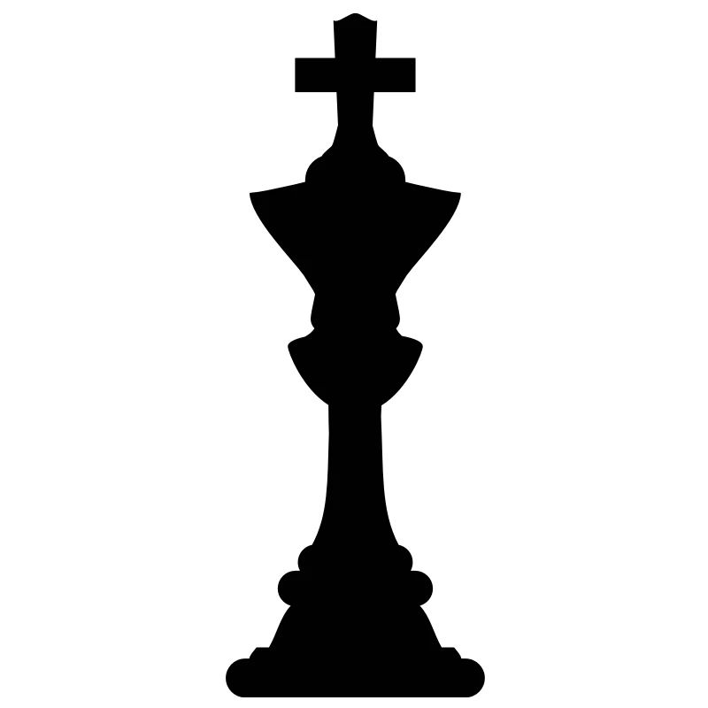 Chess silhouette