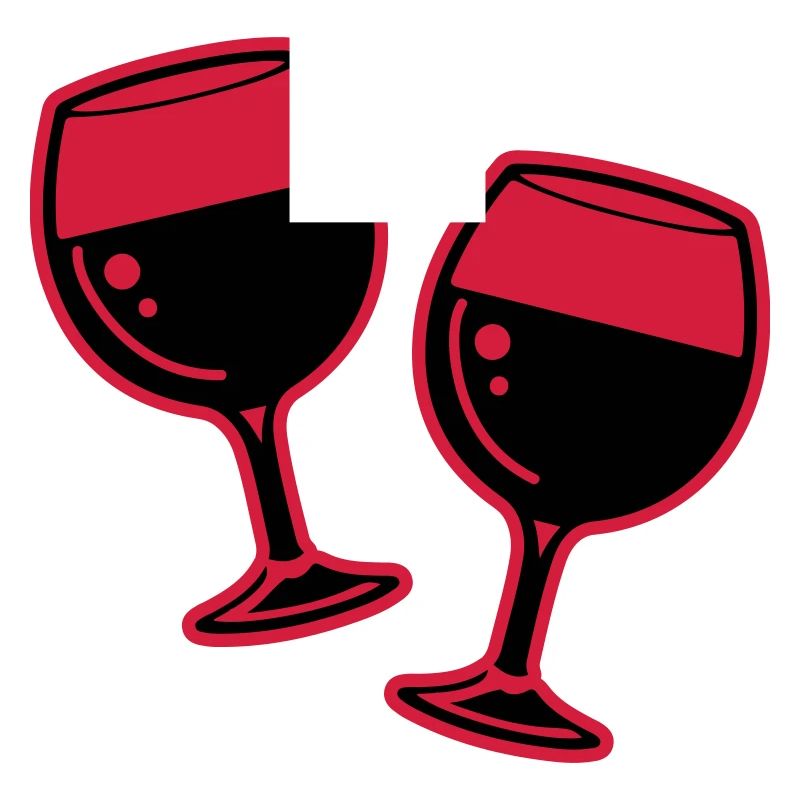Verre de symbole de vin