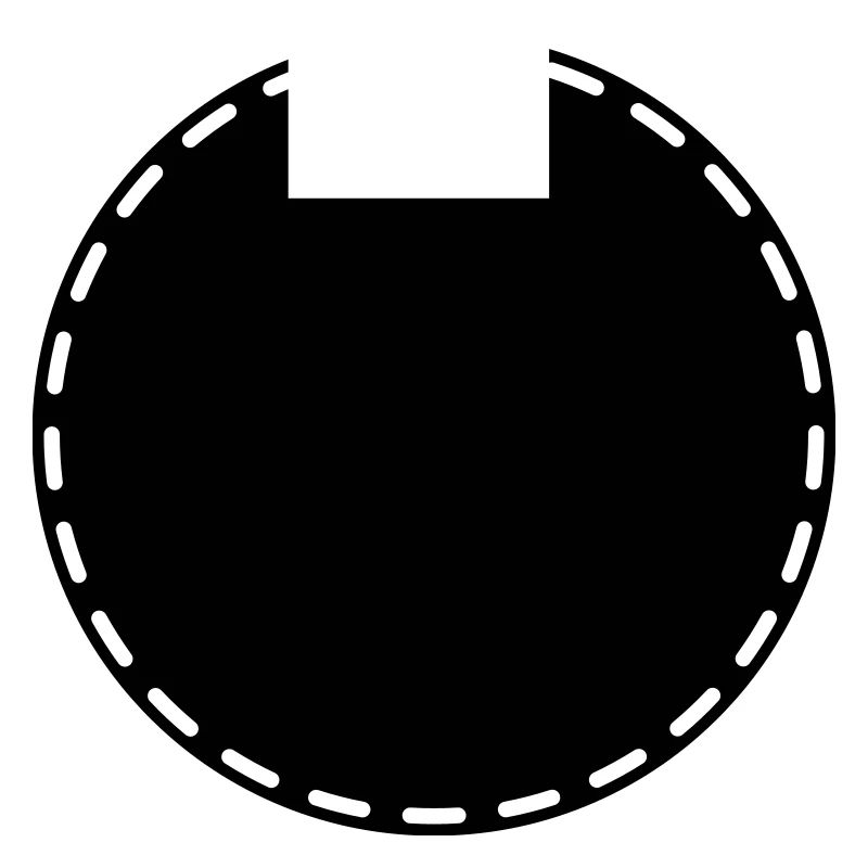 Circle Symbol Placeholder Blank