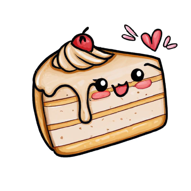 Aimer le morceau de gâteau