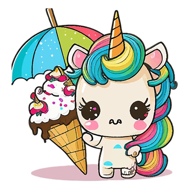 Süße Träume: Ein Einhorn