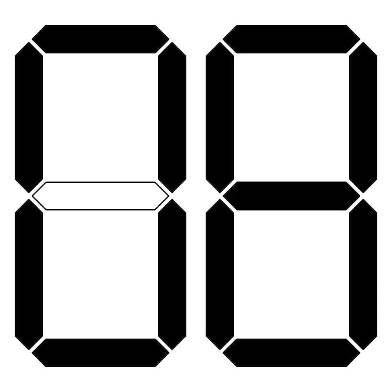 NUMBER 08 Zero Eight Birthday Gift Digital