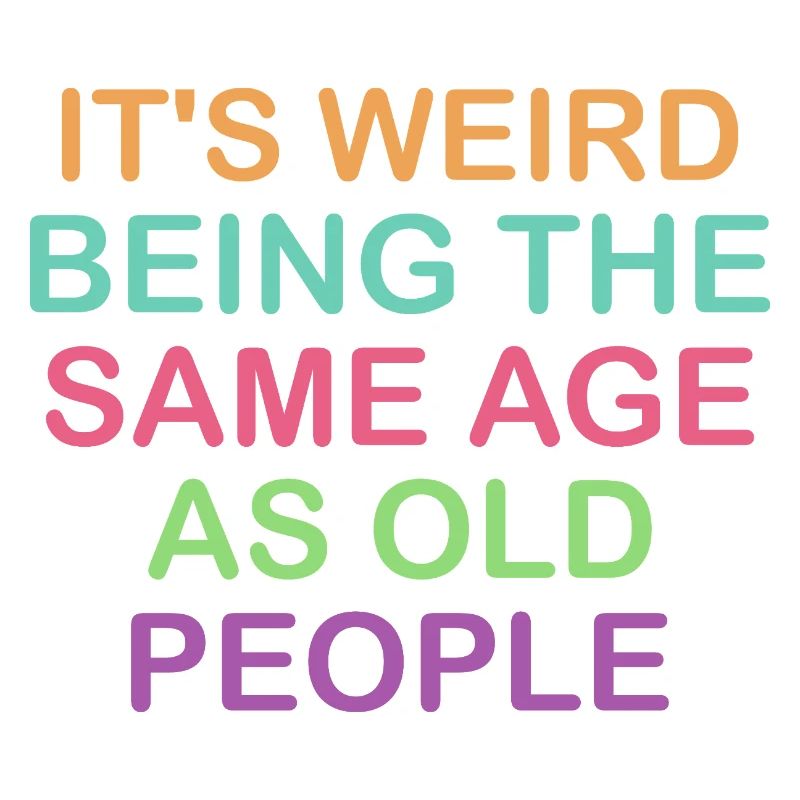 Humorous Age Comparison Design