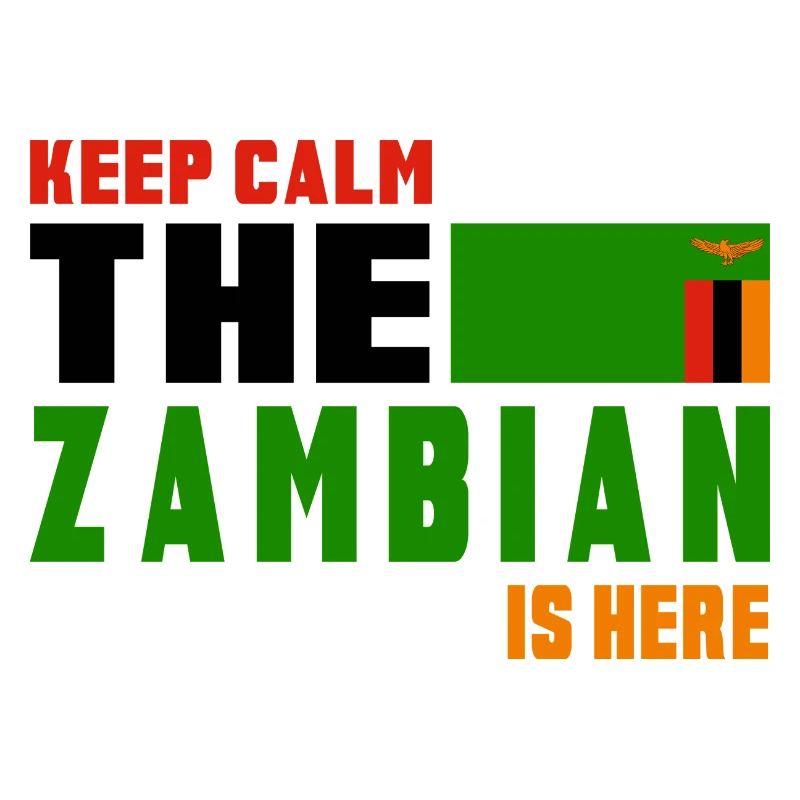 Design de drapeaux de la Zambie Keep