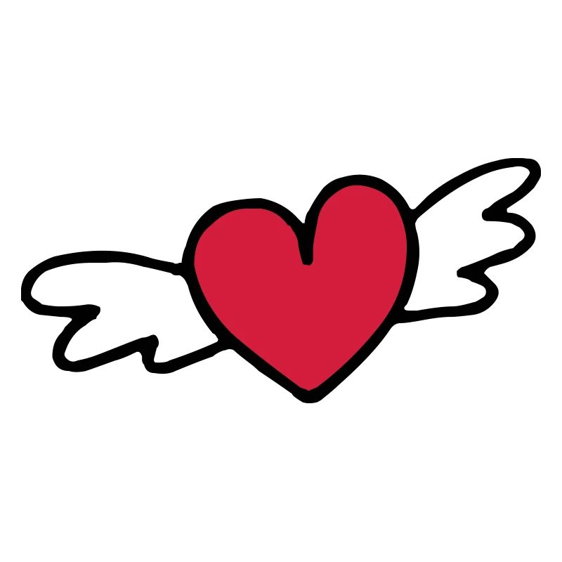 fliegendes Herz Liebe Geschenk
