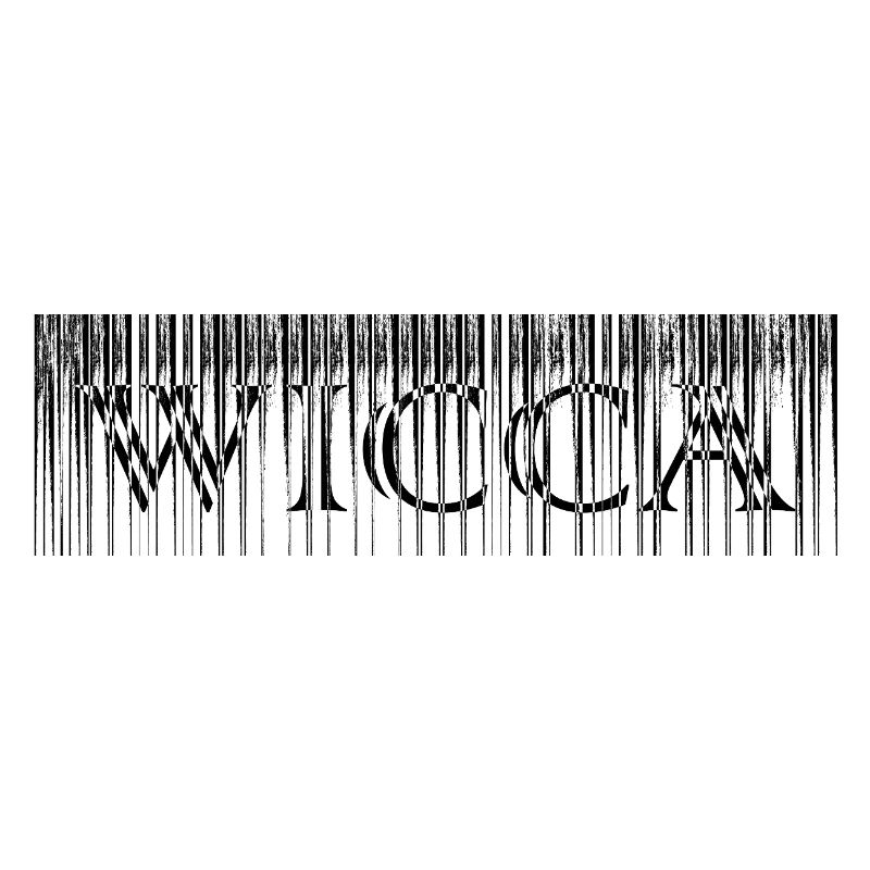 Lettrage Witch Design Noir