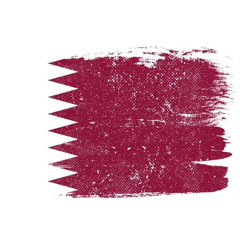 Qatar drapeau drapeau paix Vintage
