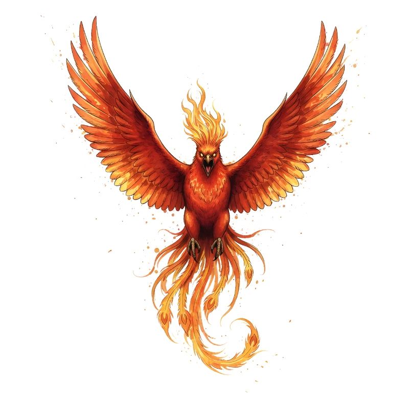 Fire Phoenix Flame Flight