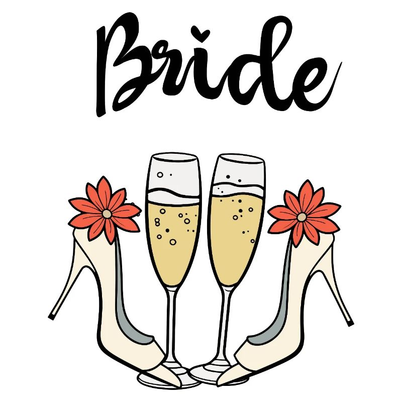 Bride, High Heels & Prosecco - Bride Vibes, Wedding