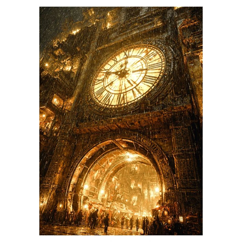 Vergoldeter Clockgate-Bogen
