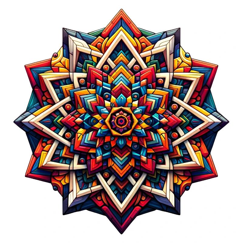Kunterli - Mandala d’explosion de couleurs