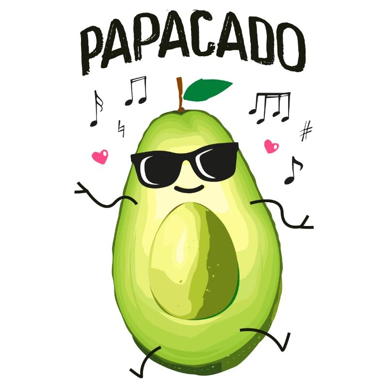 Avocado - Papacado - Partnerlook - Väter