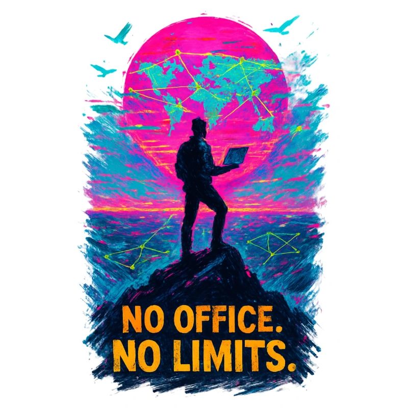 Télétravail Pas de bureau pas de limite