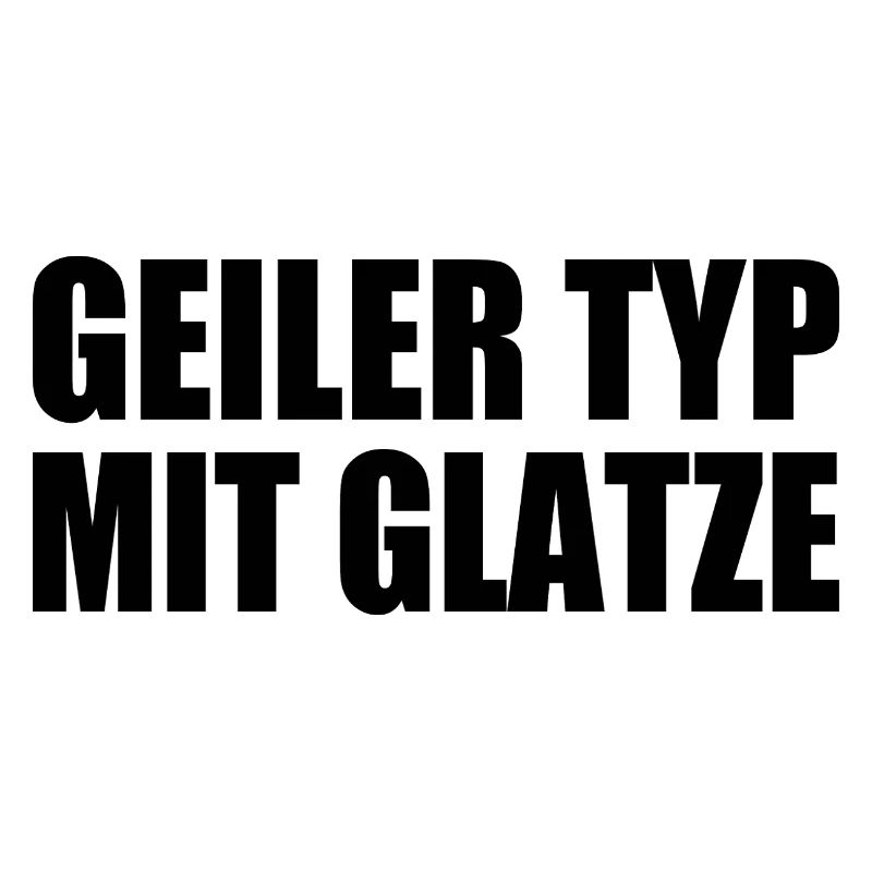 geiler typ mit glatze