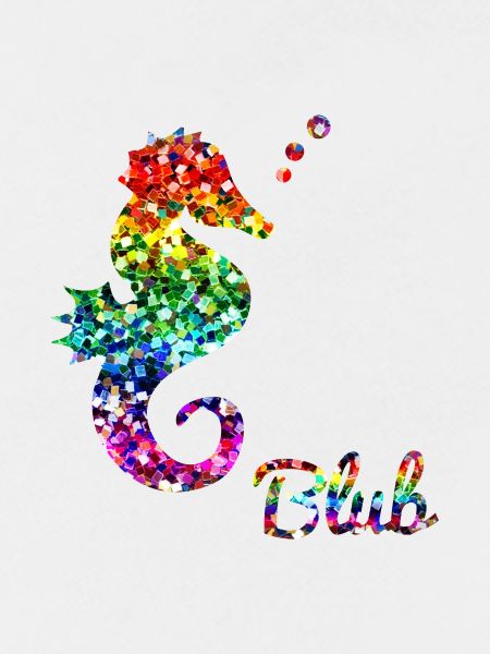 Regenbogen Seepferdchen