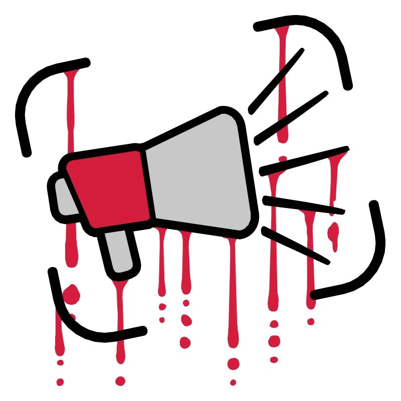 Drops Megaphone Loud Speech