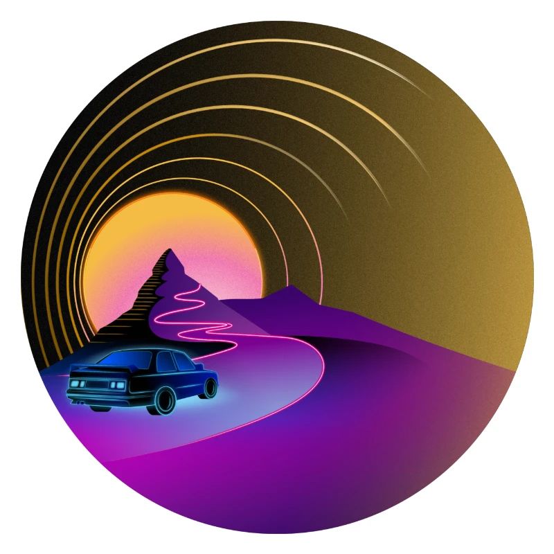 E30 - Retro - Synthwave - Style