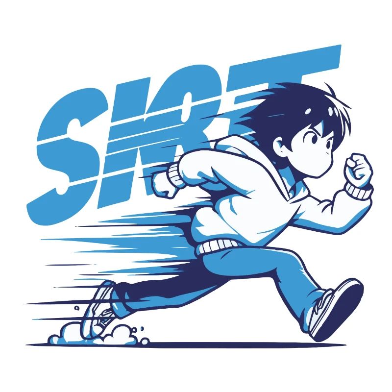 Dynamische Runner-Illustration