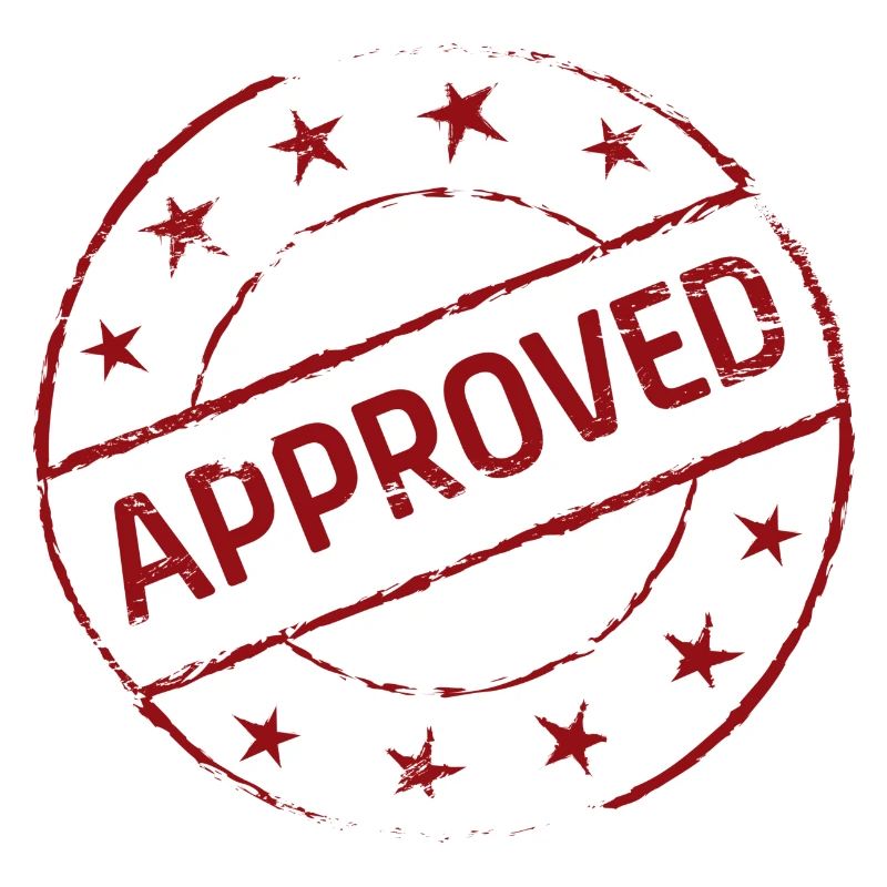 Approved Symbol Geschenk Geschenkidee