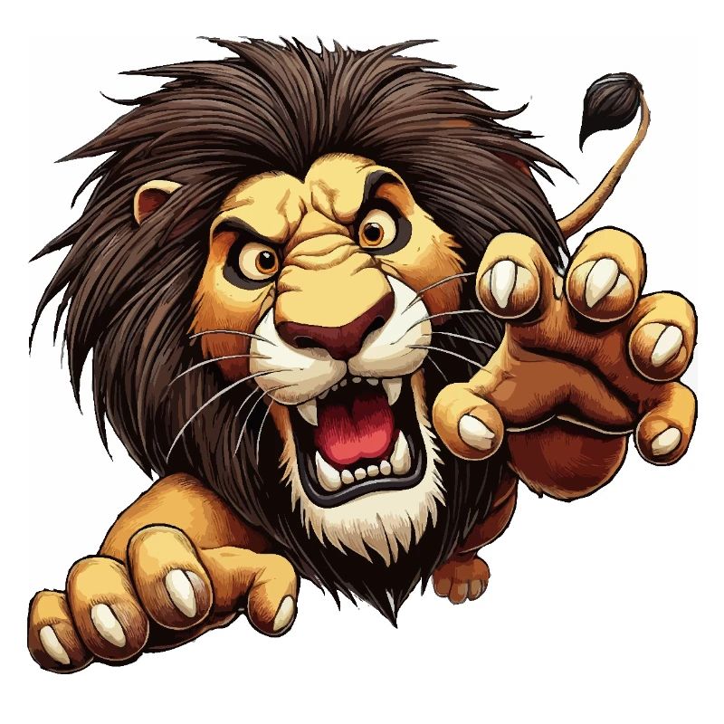 Leo attacks