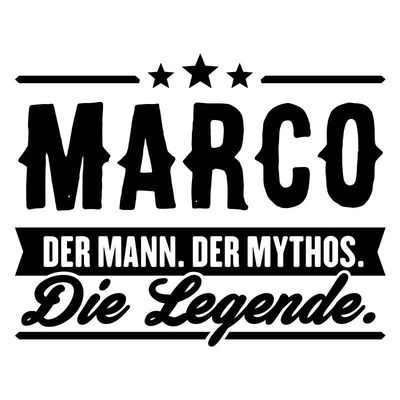 Man Myth Legend Marco