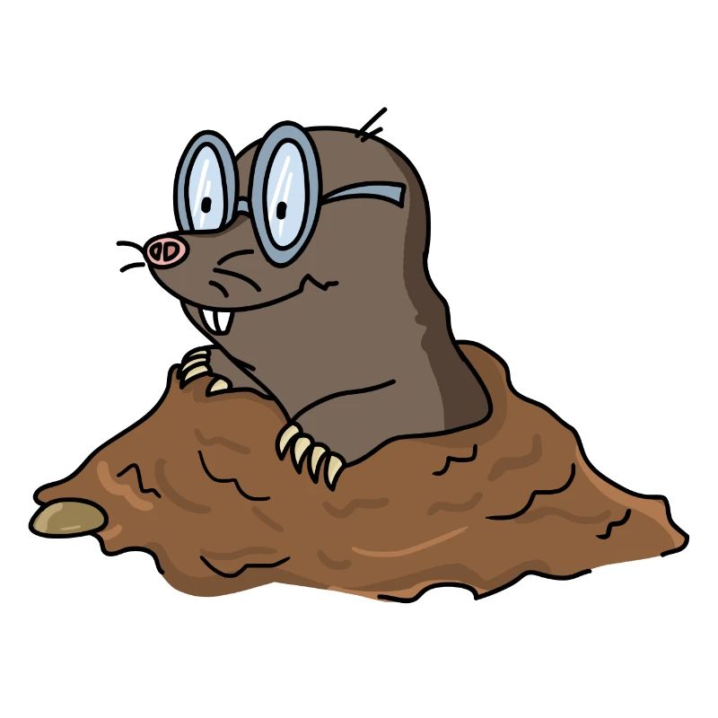 Drôle Cool Mole