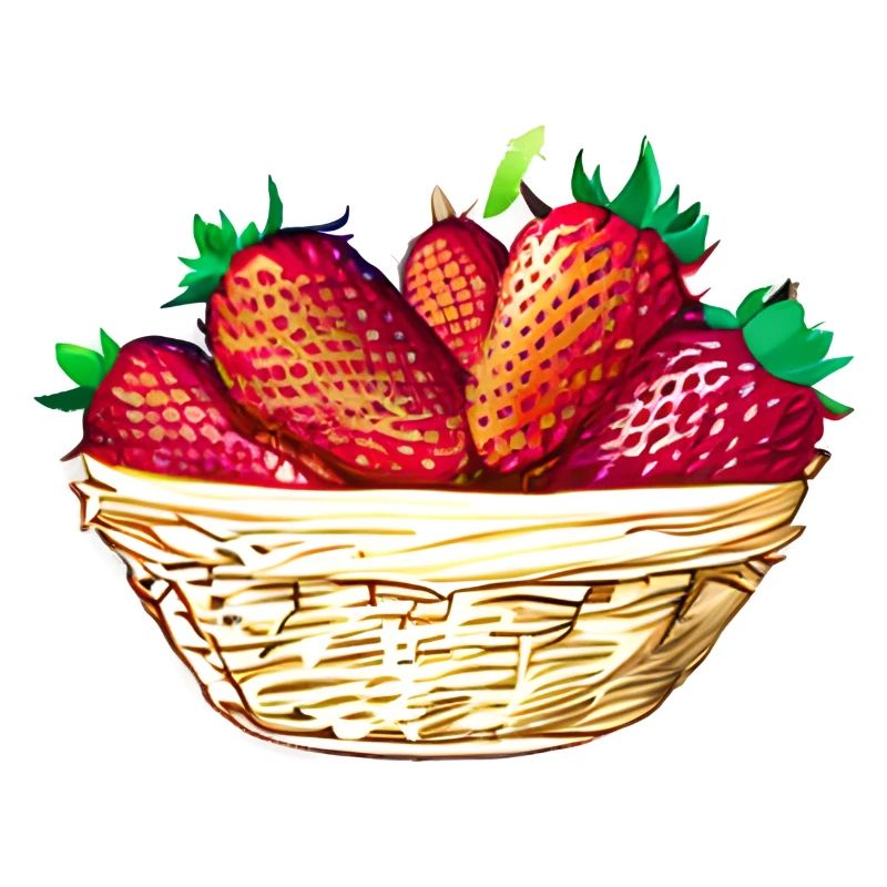 Erdbeeren Erdbeere Korb Erdbeerfeld