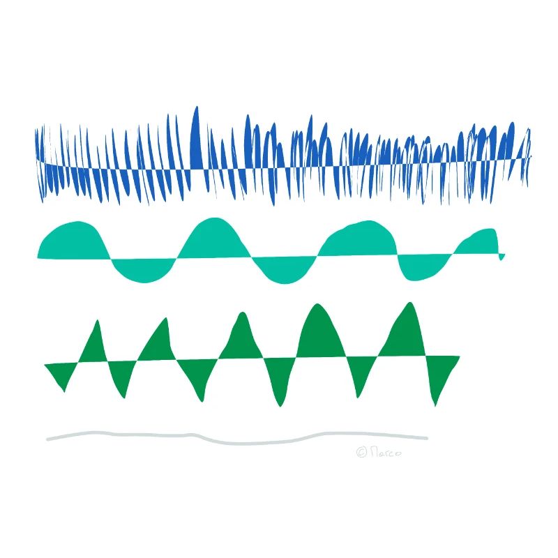 Abstract design Von schnellem und langsamen