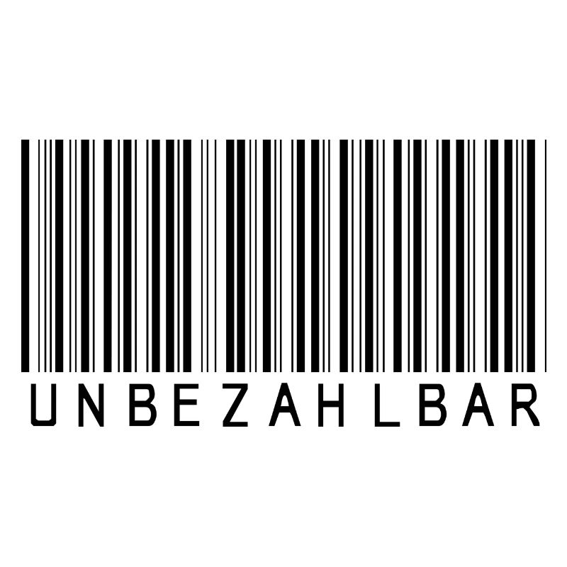 Barcode "Priceless" black