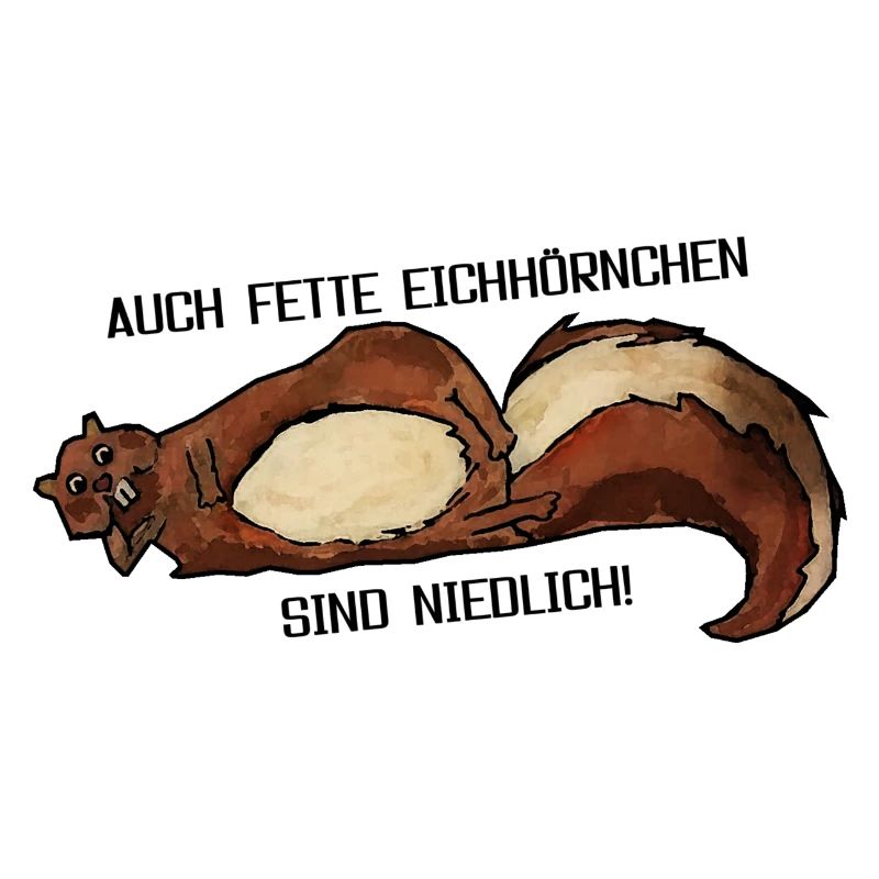 Fette Eichhörnchen