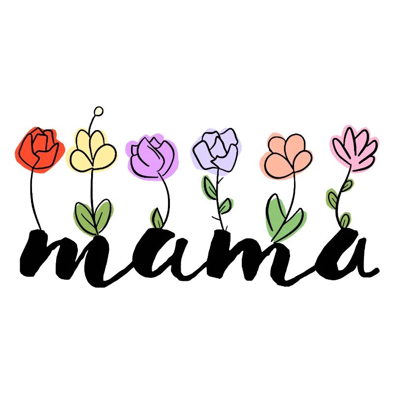 Mama - Blumen Muttertag Mutter
