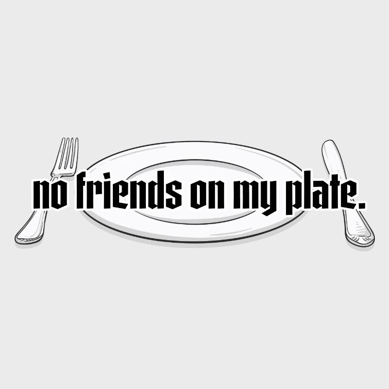 Pas d’amis dans mon assiette // Illustration