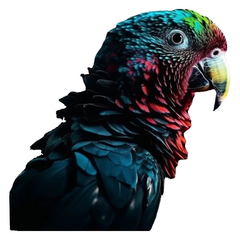 La perruche multicolore