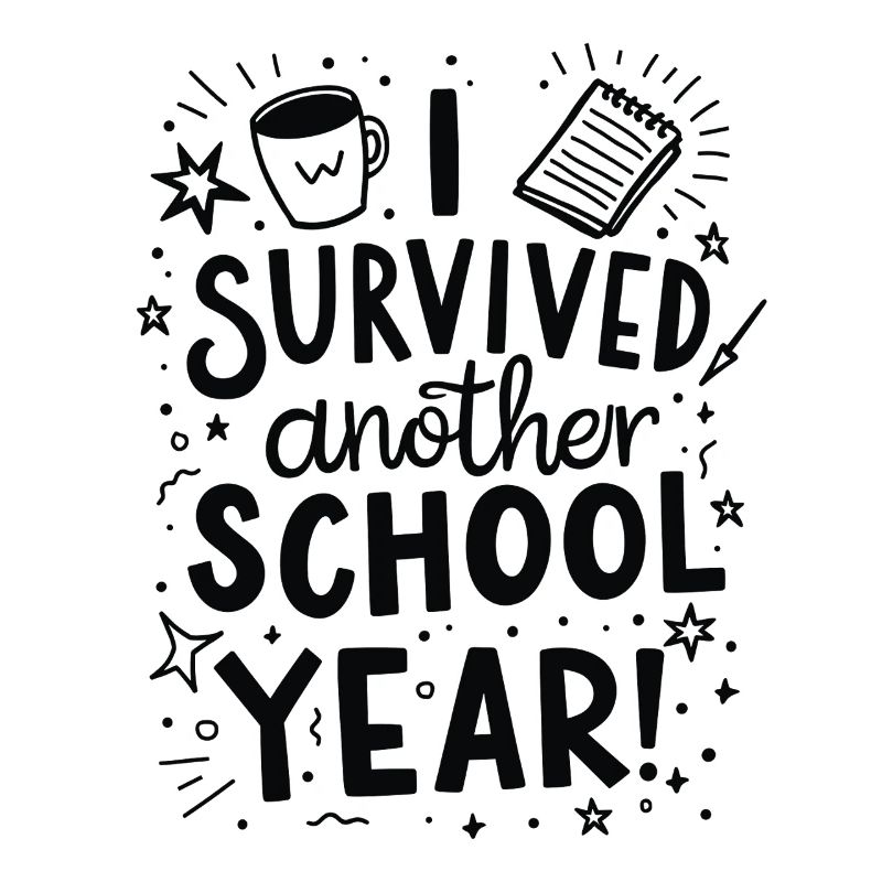 I Survived Another School Year – Lehrer Schüler