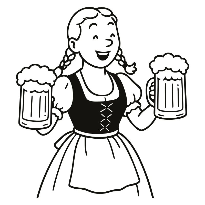 Bier mädchen