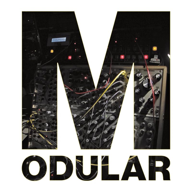 Modular yellow synth potter to patch as a gift