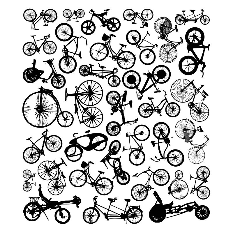 Fahrrad muster rad