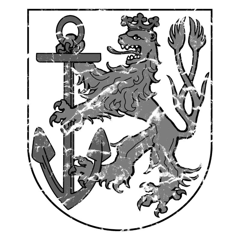 Düsseldorfer Wappen grau Used