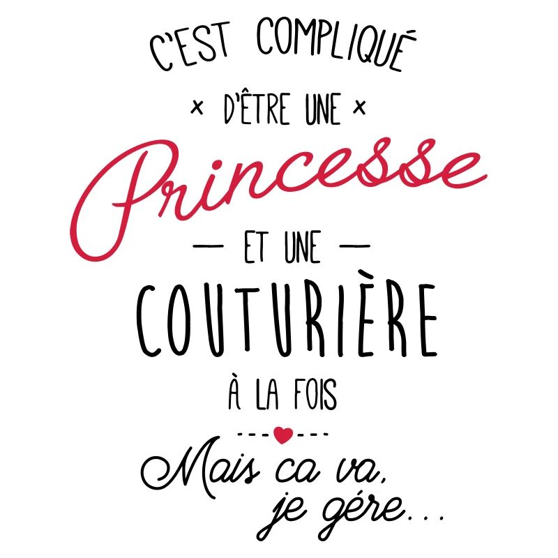 princesse et couturière