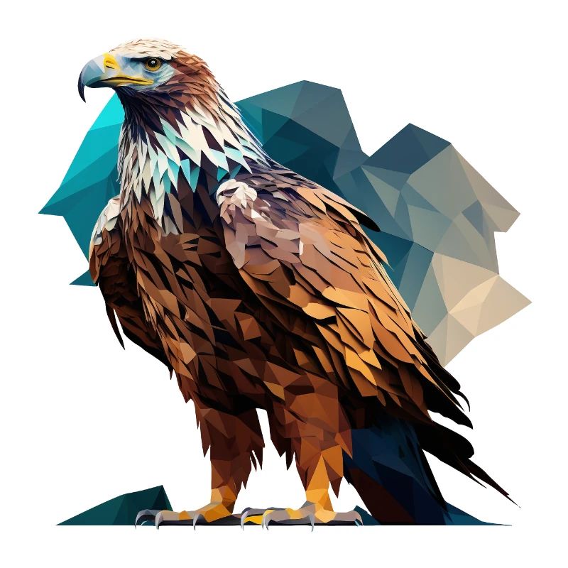 Aigle polygonal majestueux – Oiseau de proie
