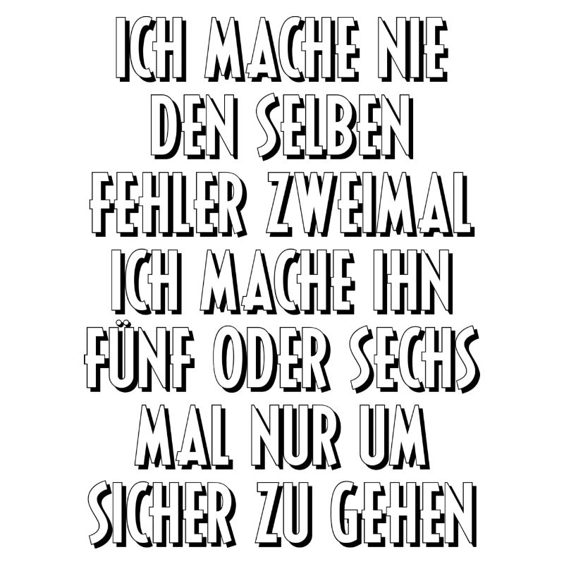 Fehler machen Falsch Sprüche Spruch Geschenkidee