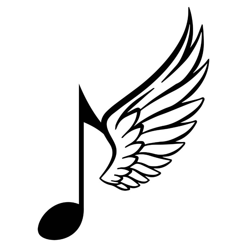 Musical Note Wings - Original Gift Idea