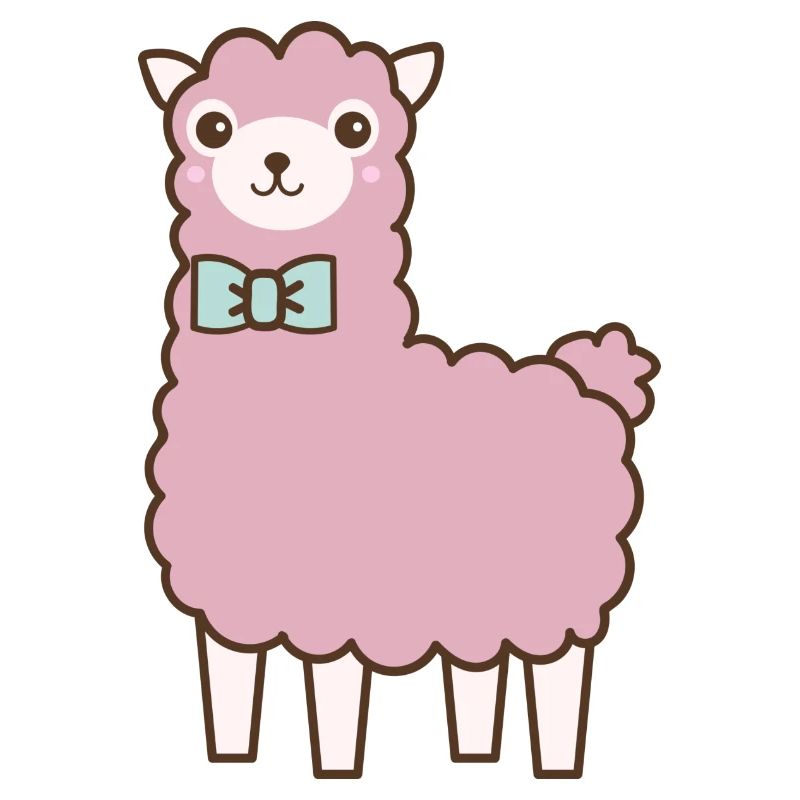 fluffy llama