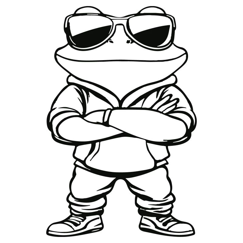 Frog Comic Sunglasses