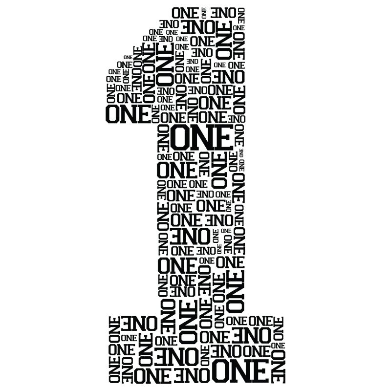 Number One (Typography)