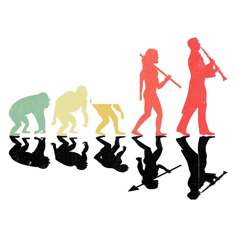 Oboenspieler Oboe Evolution Marching Band Instrumen