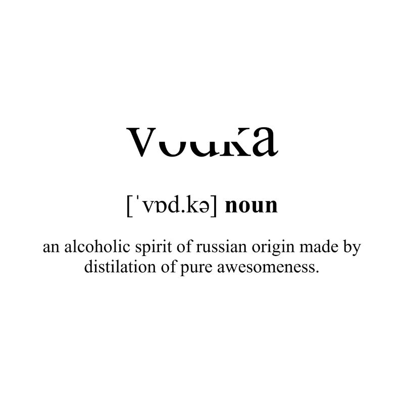 Vodka (Vodka) Dictionnaire de définition