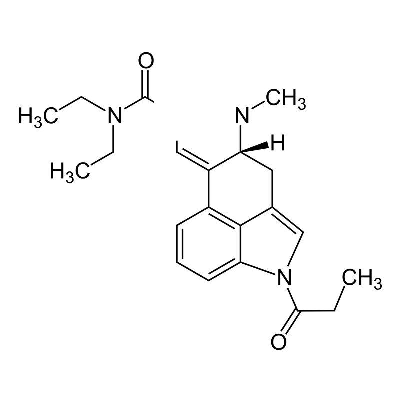 1P LSD Structural Formula - black