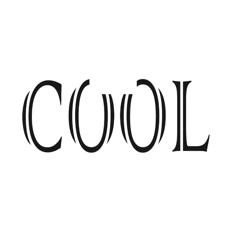 Slogan de dictons de mots à la mode COOL