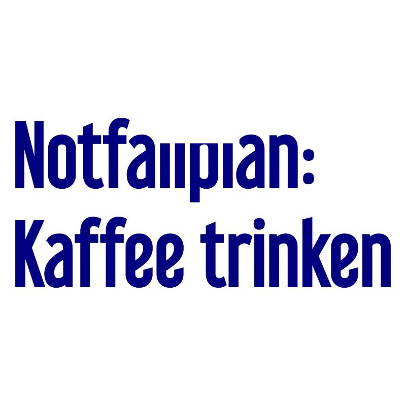Kaffee-Notfallplan